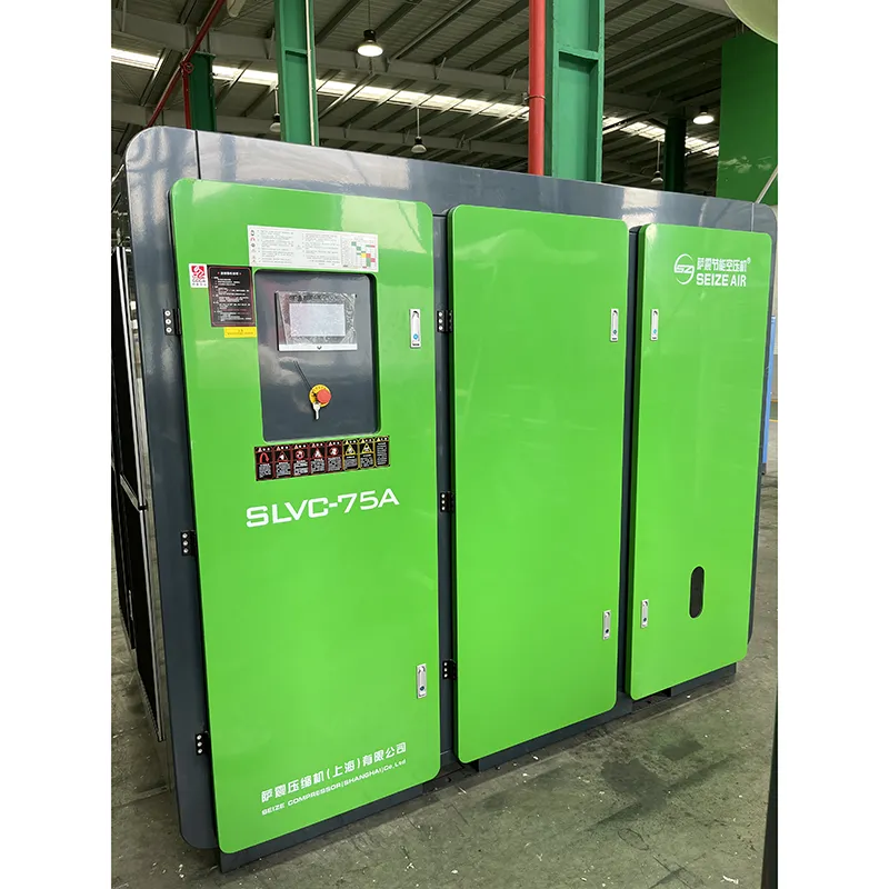 Glass Manufacturing PM VSD Low Pressure Single-Stage Screw Air Compressor