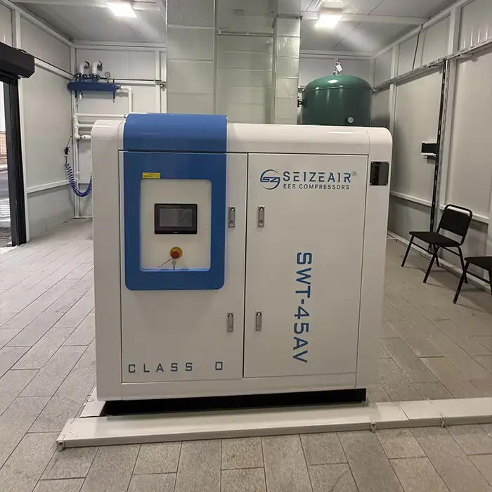 Three Stage PM VSD Dry Type Oil-Free Screw Air Compressor Three Stage PM VSD Dry Type Oil-Free Screw Air Compressor